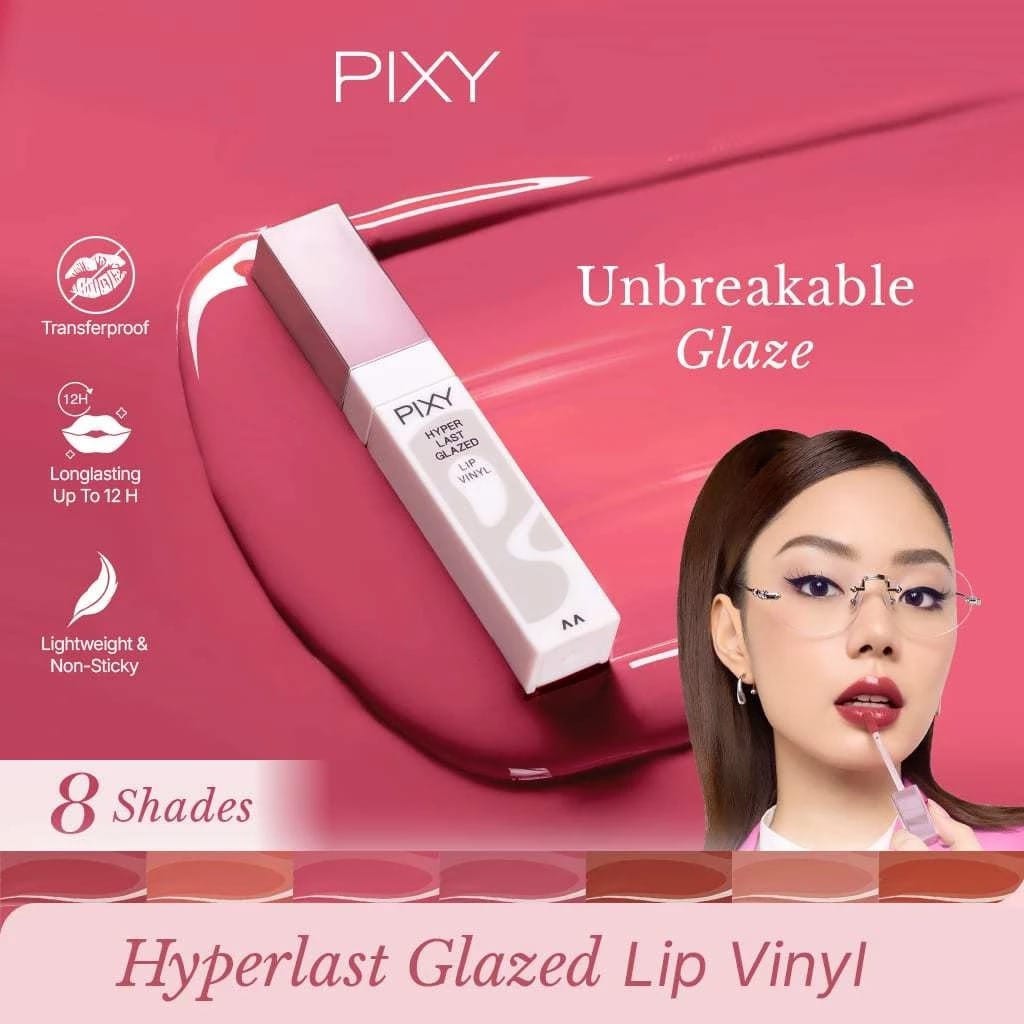 Pixy Hyperlast Glazed Lip Vinyl 3gr - 08 Brick Era