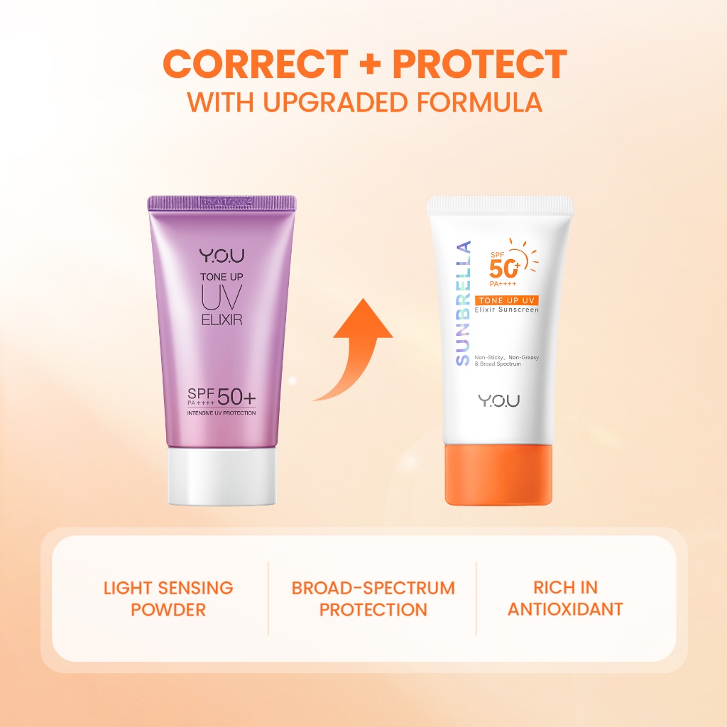 YOU Sunbrella Tone Up UV Elixir Sunscreen 40ml
