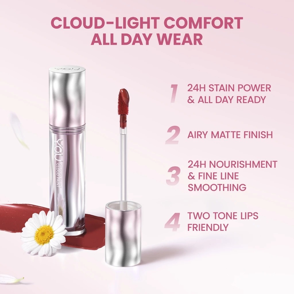 YOU Cloud Paint Airy Fixing Lip Tint 3gr - P796 Misty Night