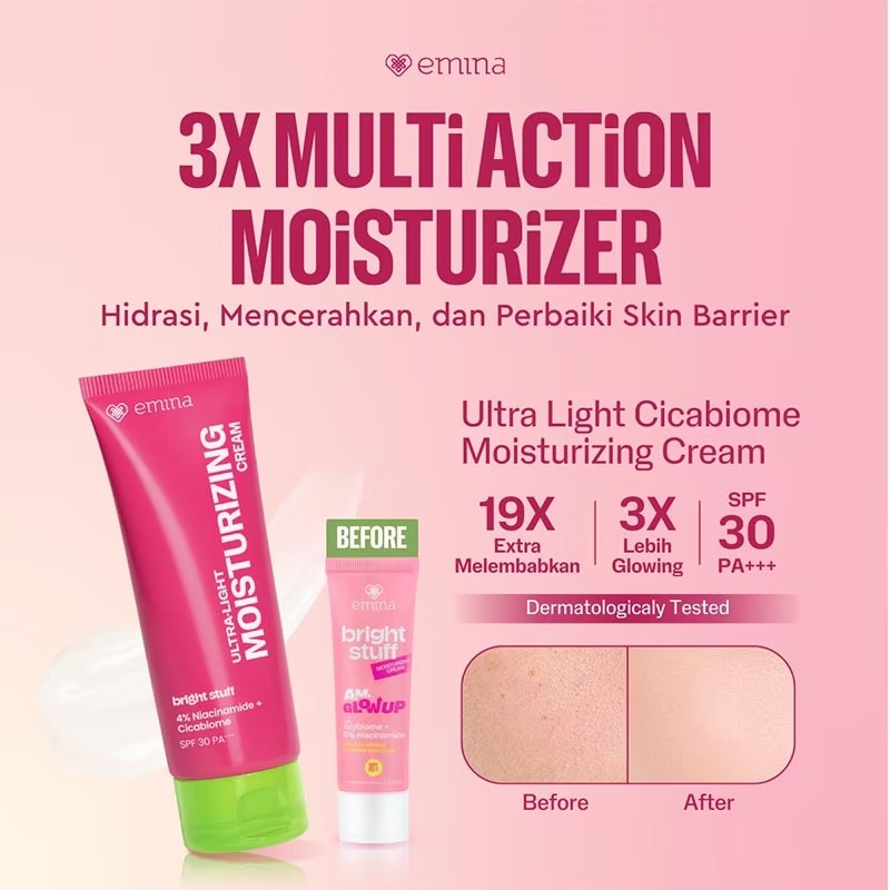 Emina Bright Stuff Ultra-Light Moisturizing Cream 20ml Emina Bright Stuff Ultra-Light Moisturizing Cream 20ml