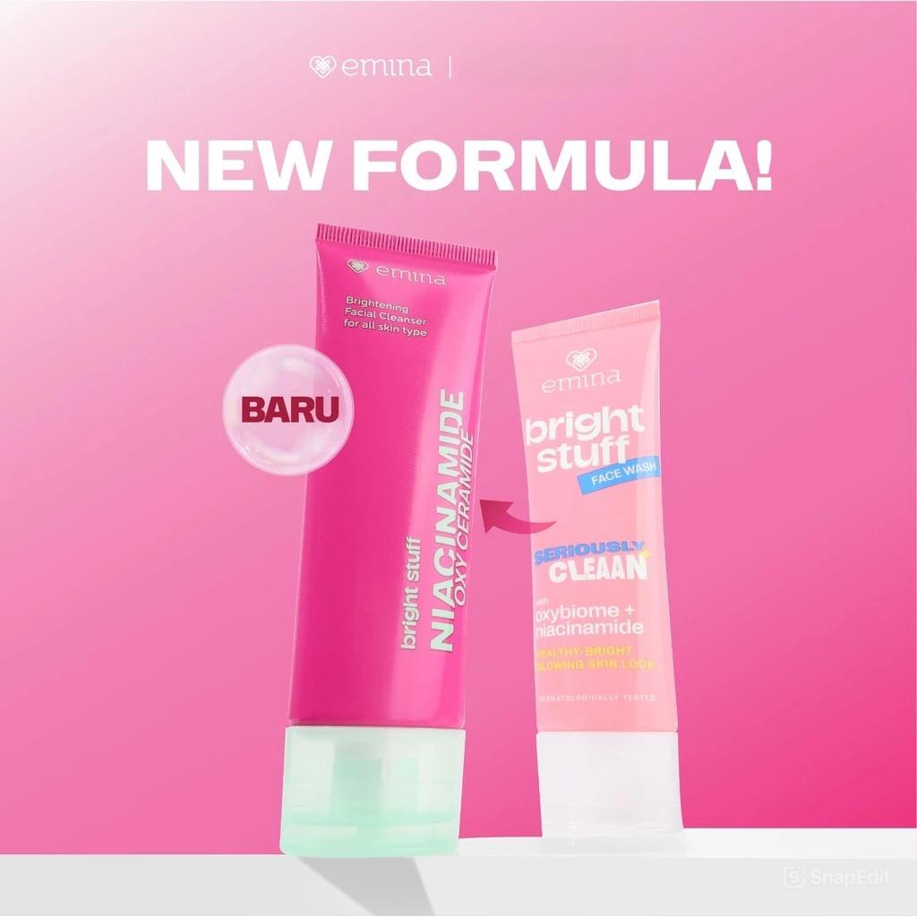Emina Bright Stuff Niacinamide Oxy Ceramide Face Wash 100ml