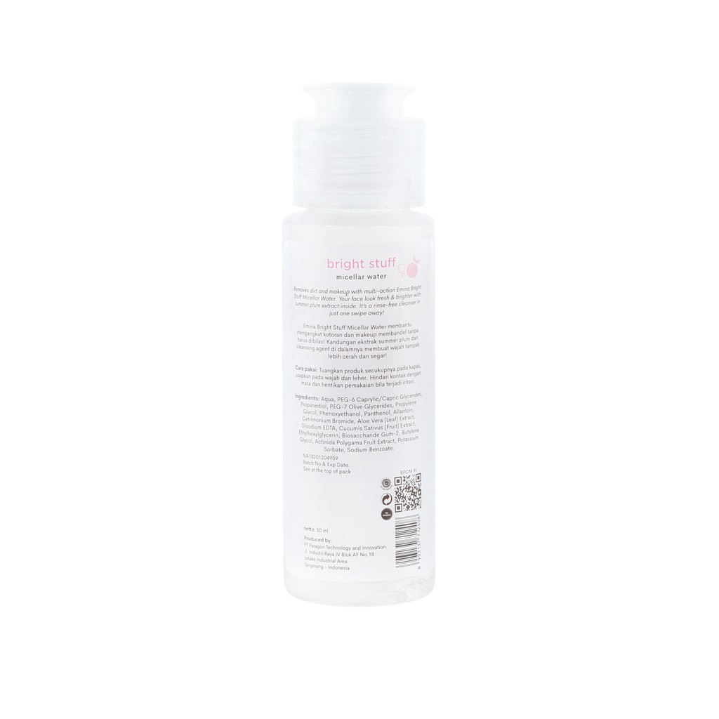 Emina Bright Stuff Micellar Water 100mL *
