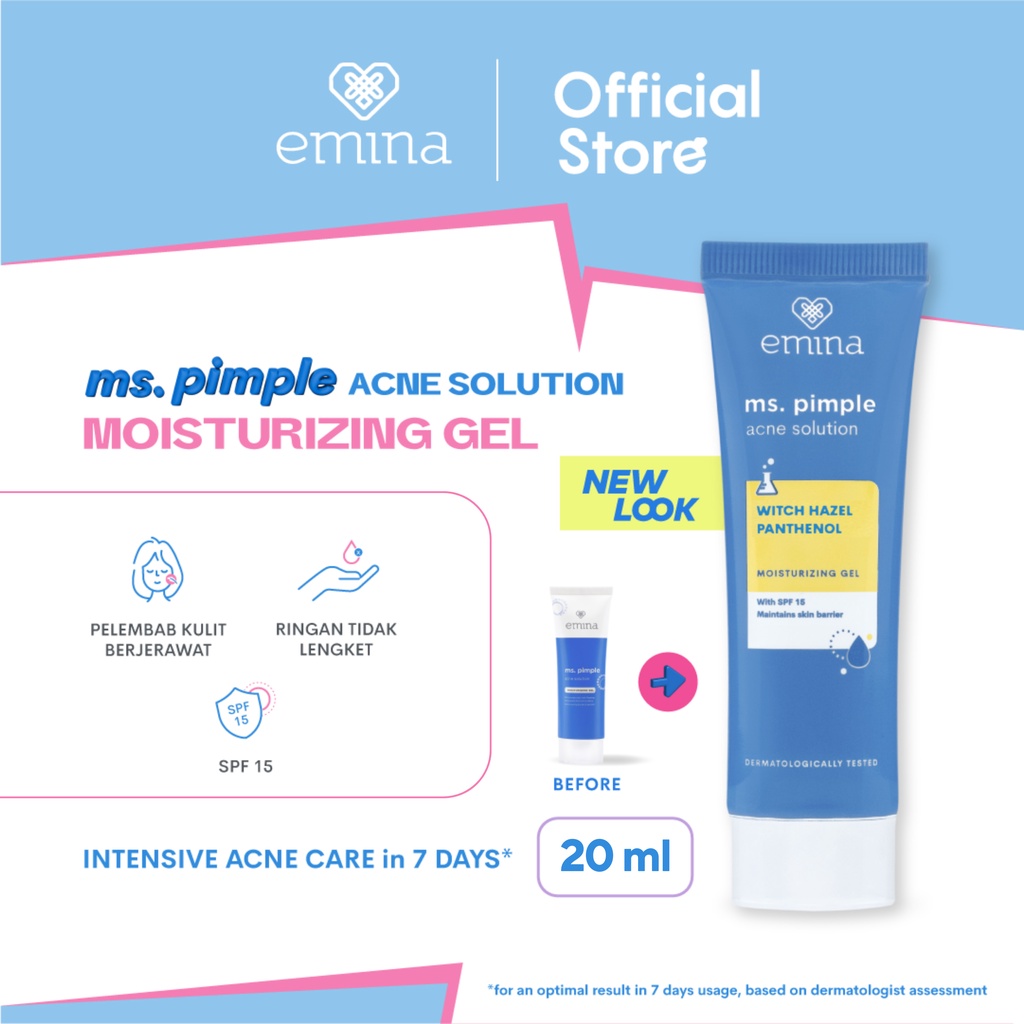 Emina Ms. Pimple Acne Solution Moisturizing Gel 20 mL