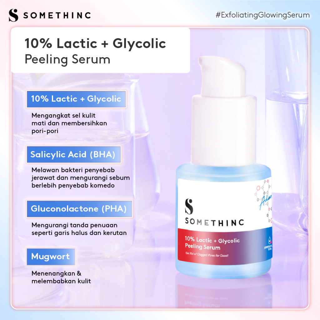 Somethinc 10% Lactic + Glycolic Peeling Serum 20ml