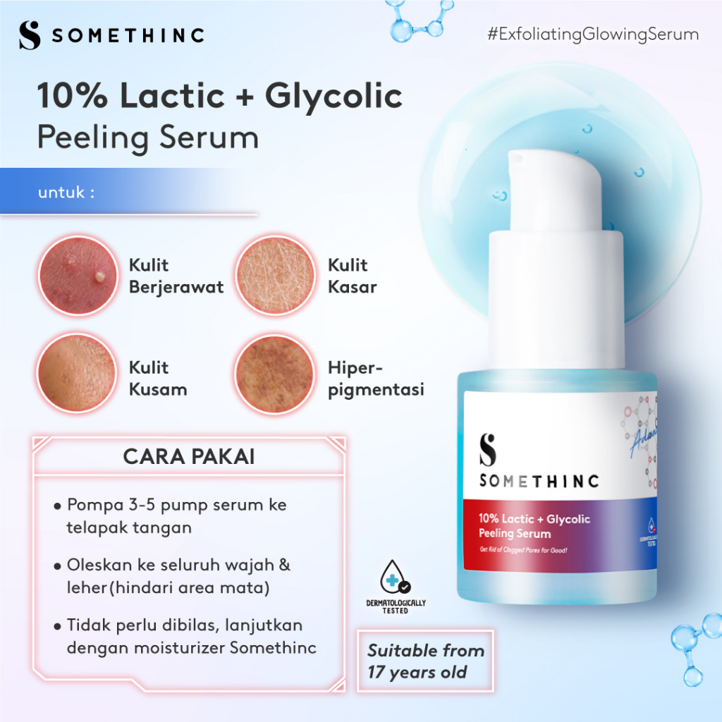 Somethinc 10% Lactic + Glycolic Peeling Serum 20ml