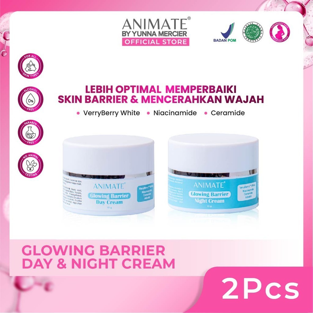 Animate Bundling 2in1 Glowing Barrier Day Cream & Night Cream Animate Bundling 2in1 Glowing Barrier Day Cream & Night Cream