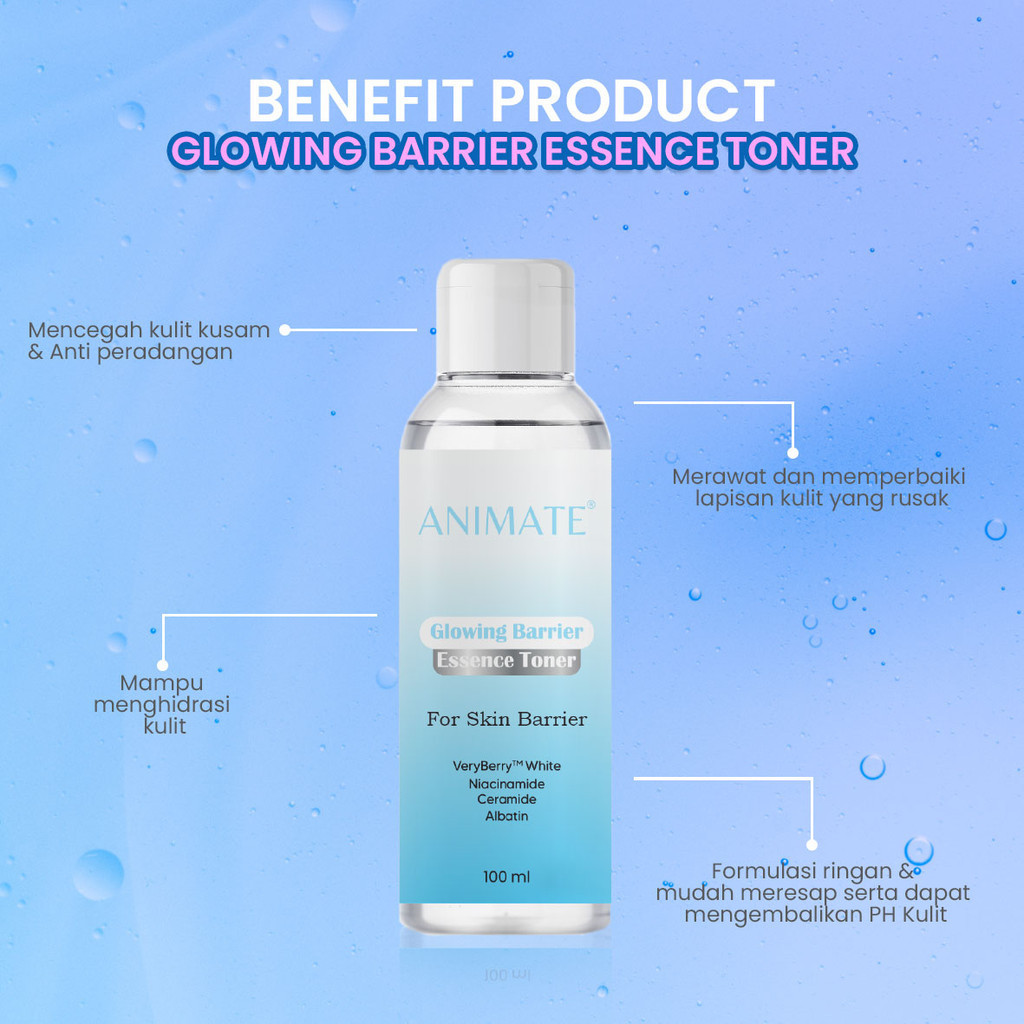 Animate Bundling 2in1 Glowing Barrier Facial Wash & Toner