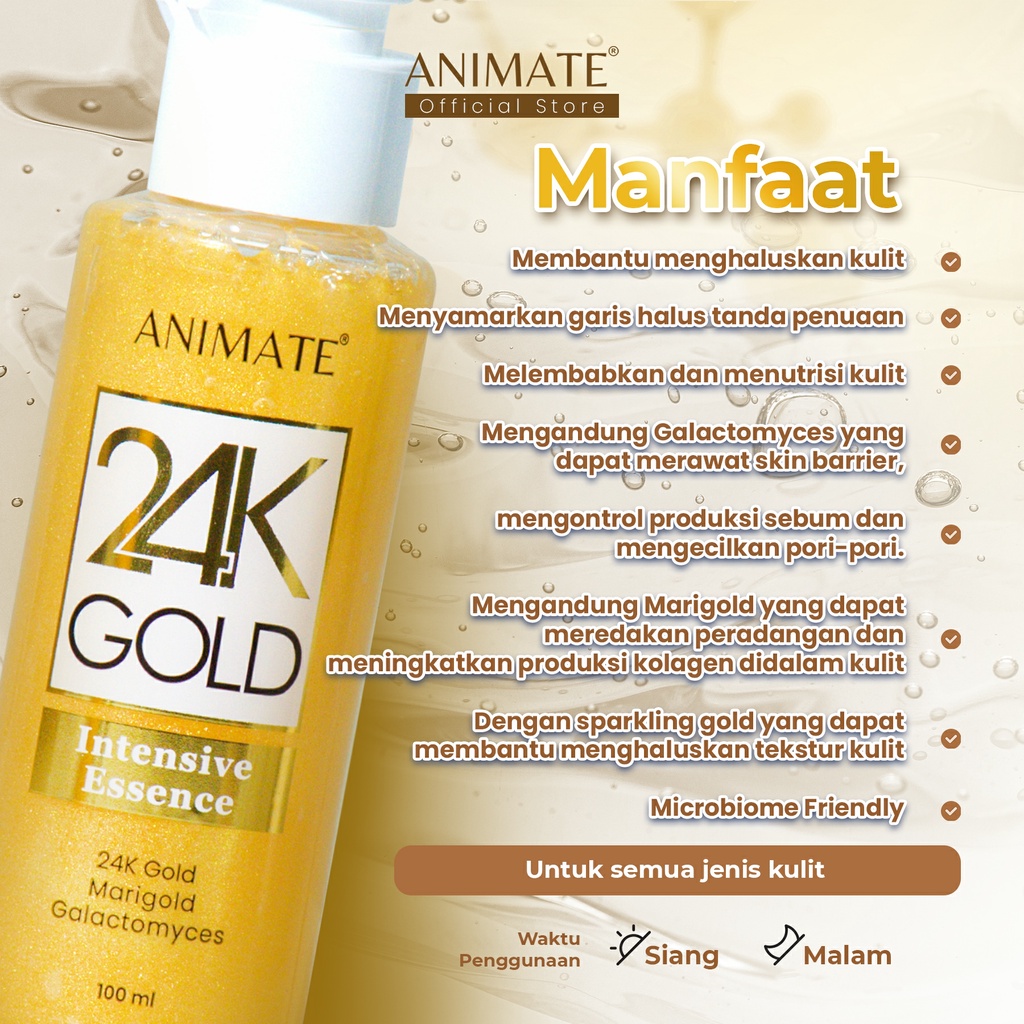 Animate Bundling 2in1 24K Gold Intensive Essence & Serum