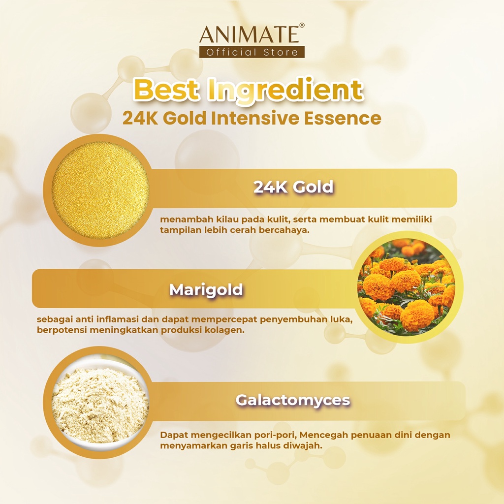 Animate Bundling 2in1 24K Gold Intensive Essence & Serum