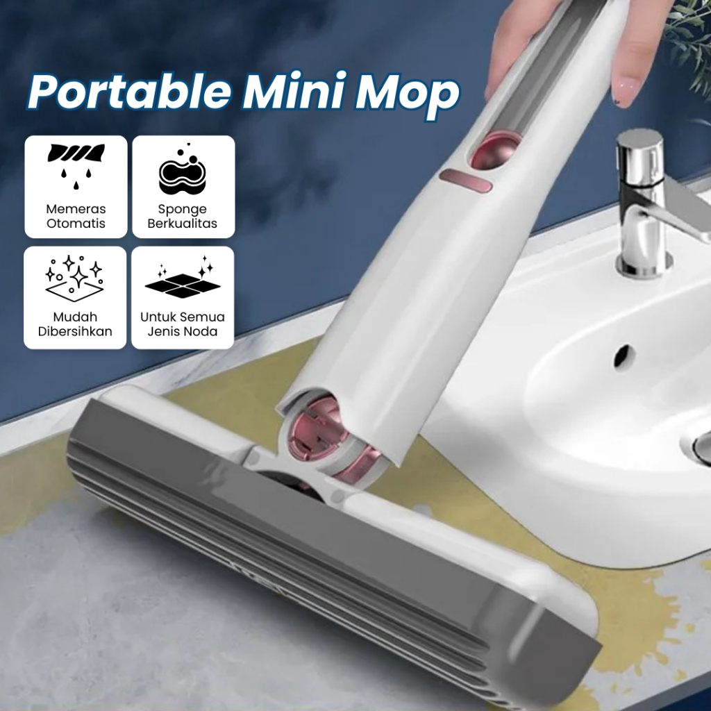 Mini Mop - Alat Pel Mini Portable
