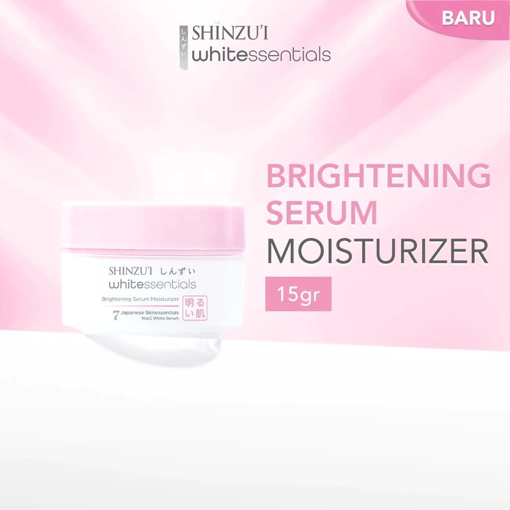 Shinzui Whitessentials Brightening Serum Moisturizer 15gr