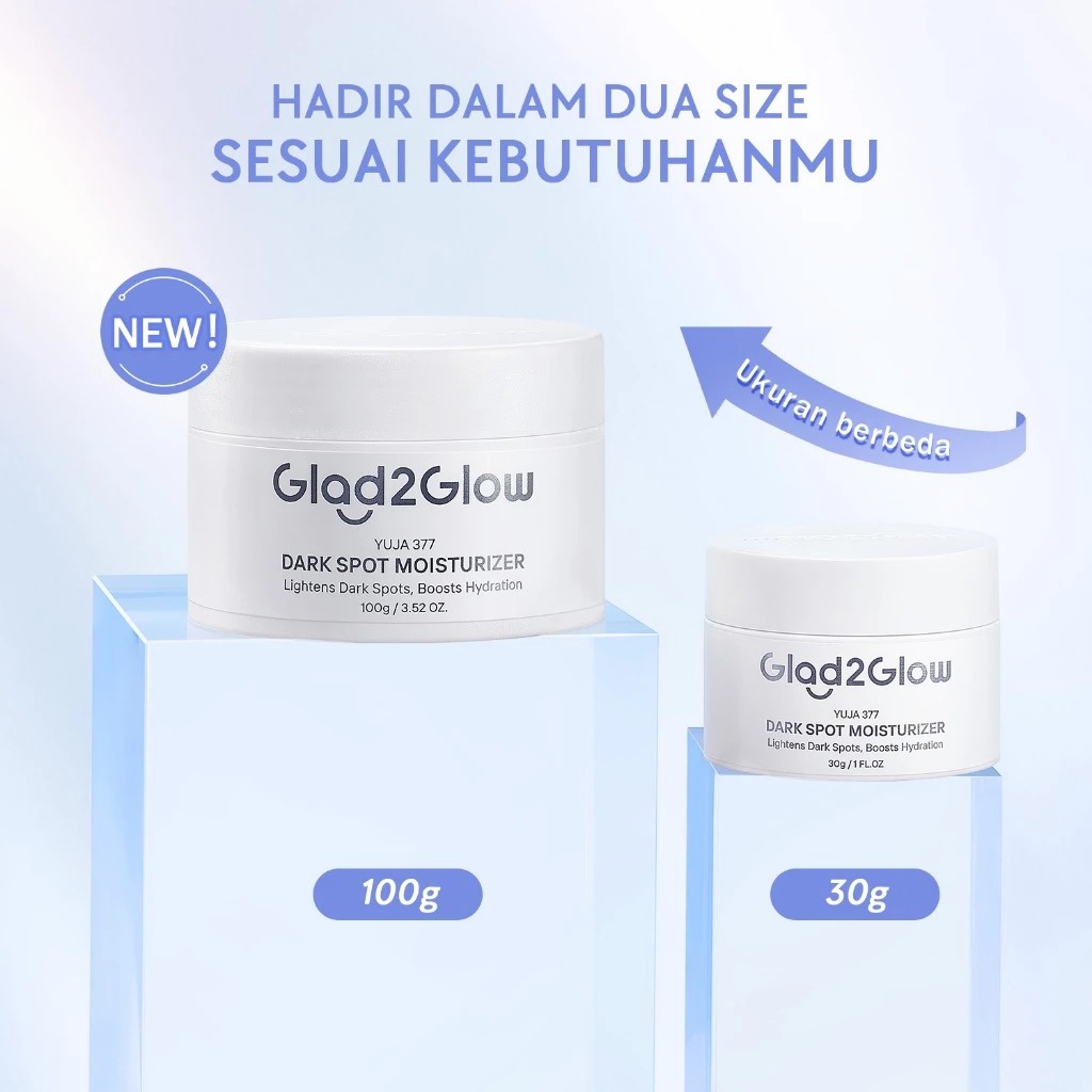 Glad 2 Glow Moisturizer - Yuja Symwhite 377 Dark Spot 100gr