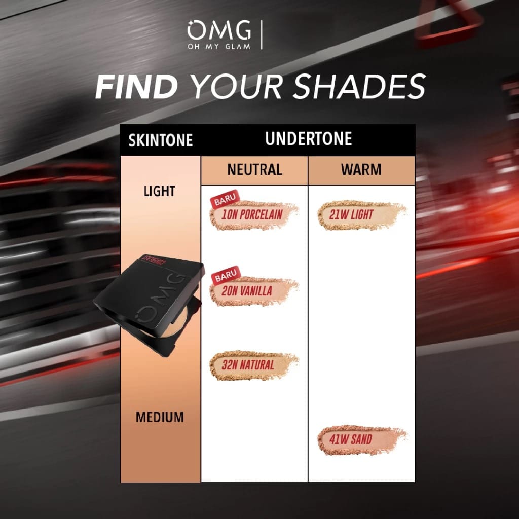 Oh My Glam Coverlast Two Way Cake - 32N Natural (OMG)