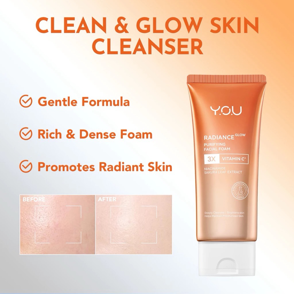 YOU Radiance Glow Purifying Facial Foam 100gr