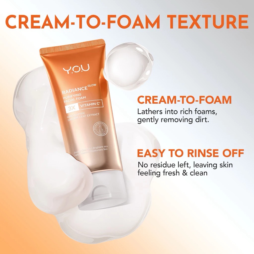 YOU Radiance Glow Purifying Facial Foam 100gr