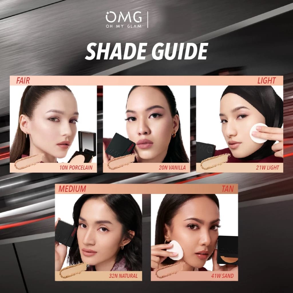 Oh My Glam Coverlast Two Way Cake - 41W Sand (OMG)