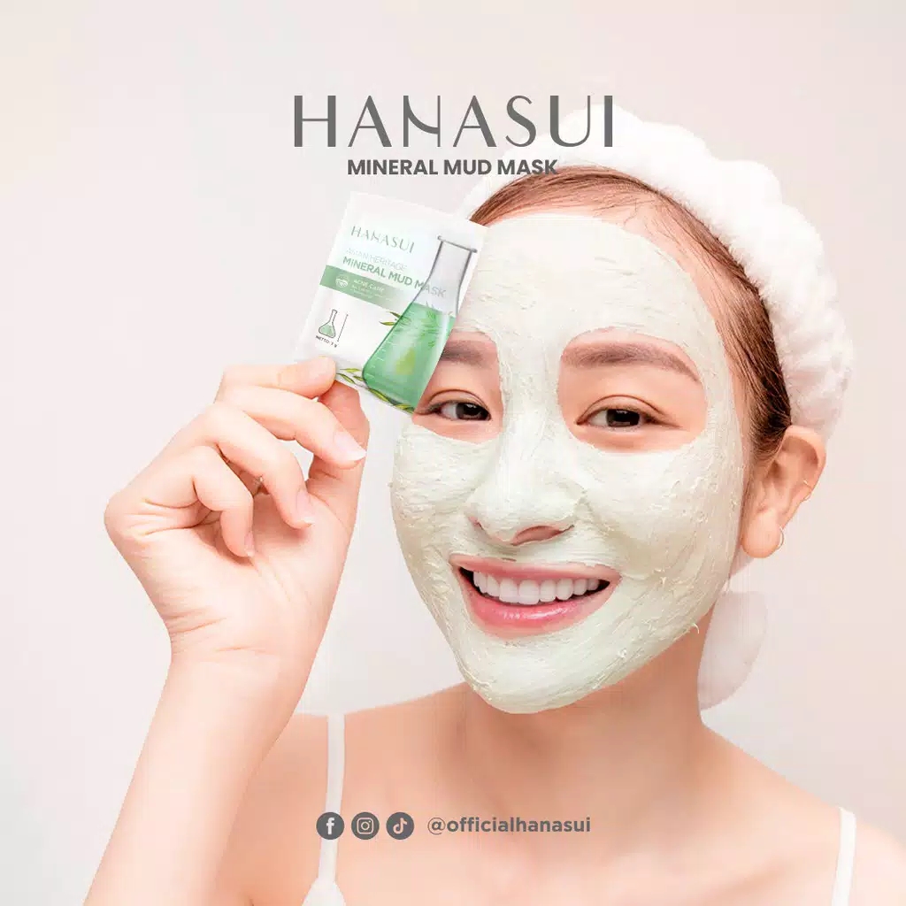 HANASUI Mineral Mud Mask Asian Heritage 7gr (Hijau)