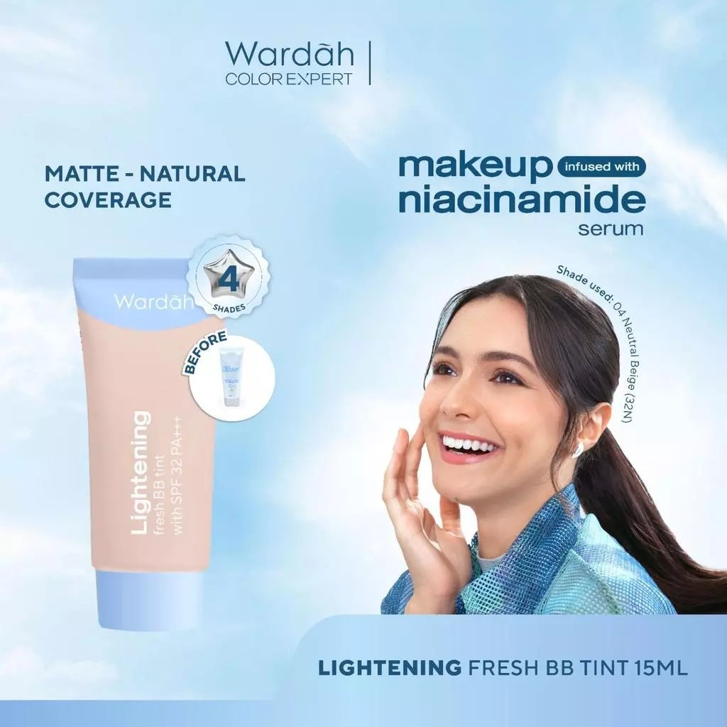 Wardah Lightening Fresh BB Tint 15ml - 01 Neutral Fair (12N)