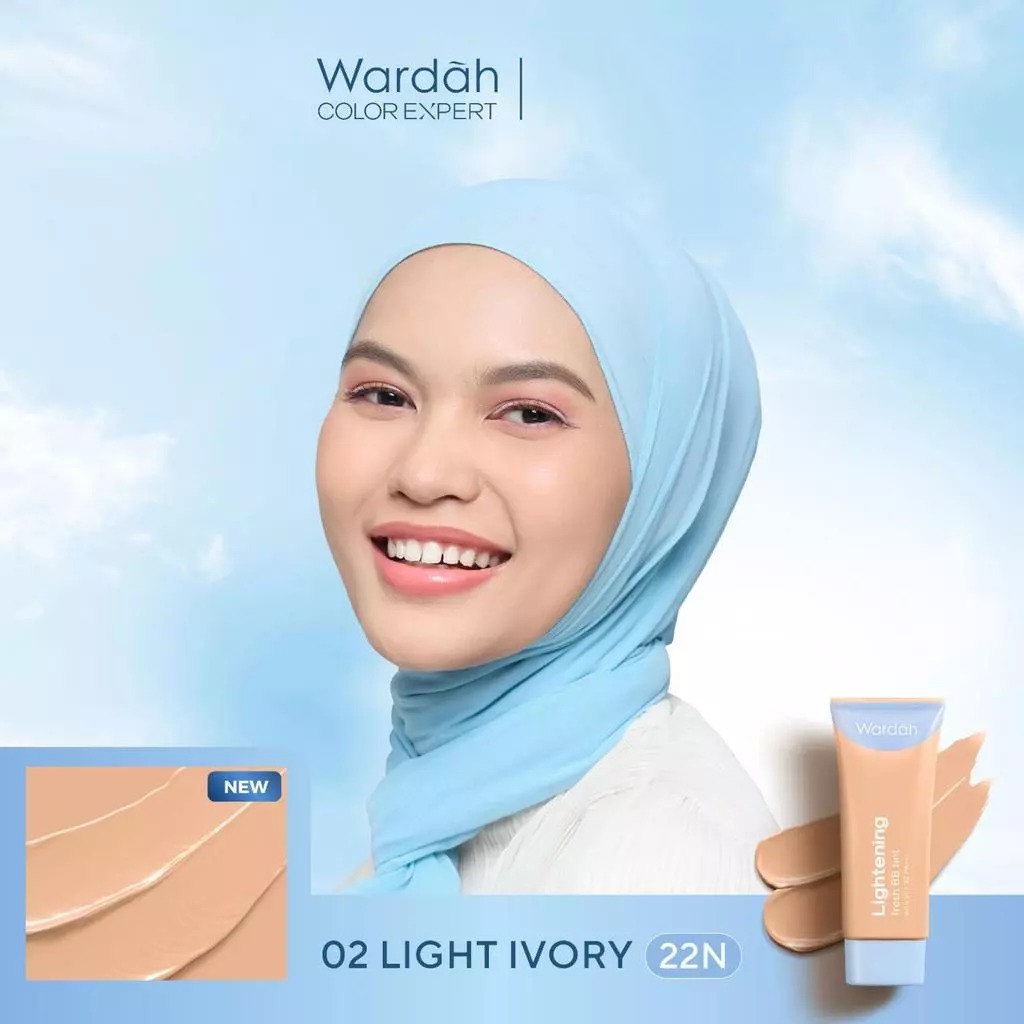 Wardah Lightening Fresh BB Tint 15ml - 02 Light Ivory (22N)
