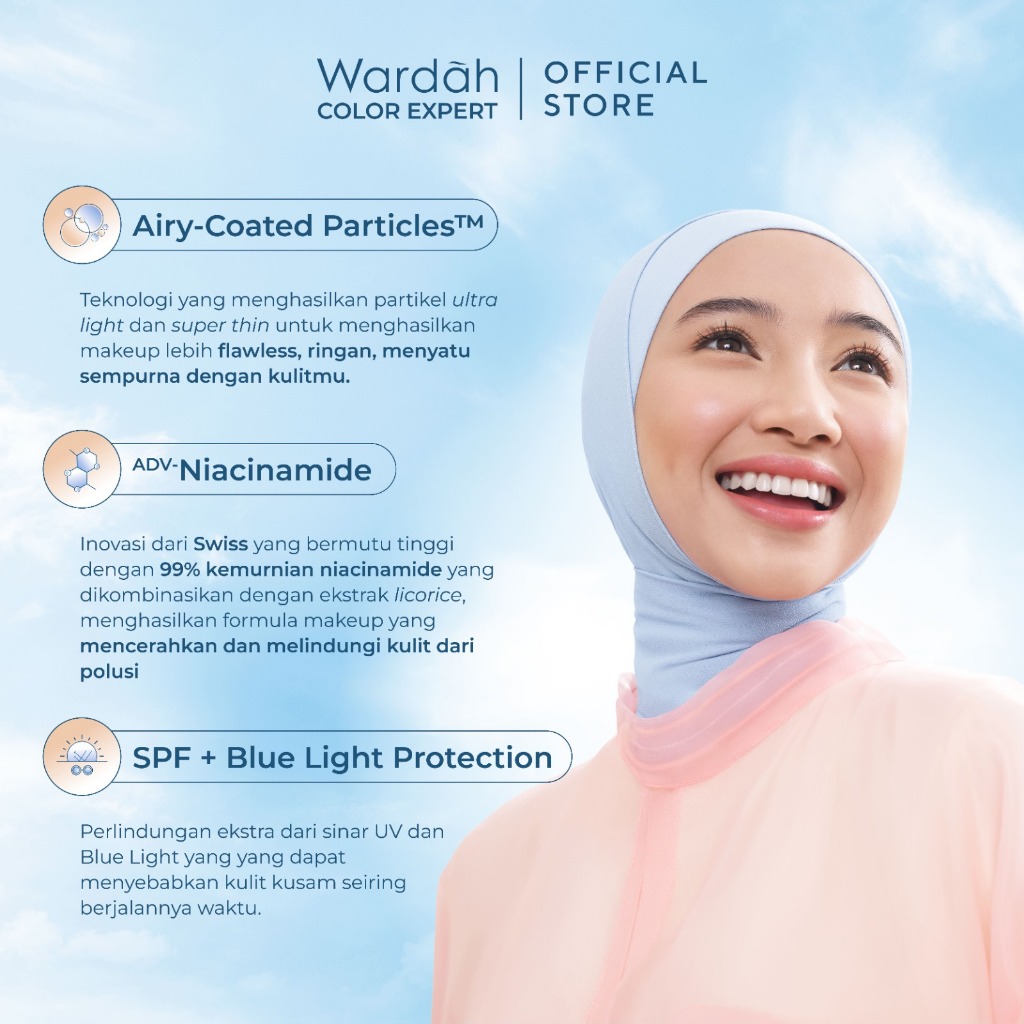 Wardah Lightening Fresh BB Tint 15ml - 02 Light Ivory (22N)