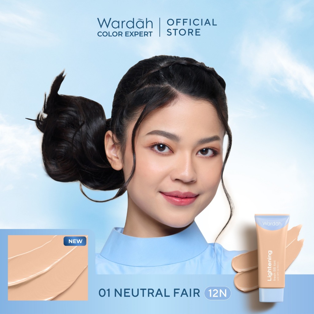 Wardah Lightening Fresh BB Tint 30ml - 01 Neutral Fair (12N) Wardah Lightening Fresh BB Tint 30ml - 01 Neutral Fair (12N)