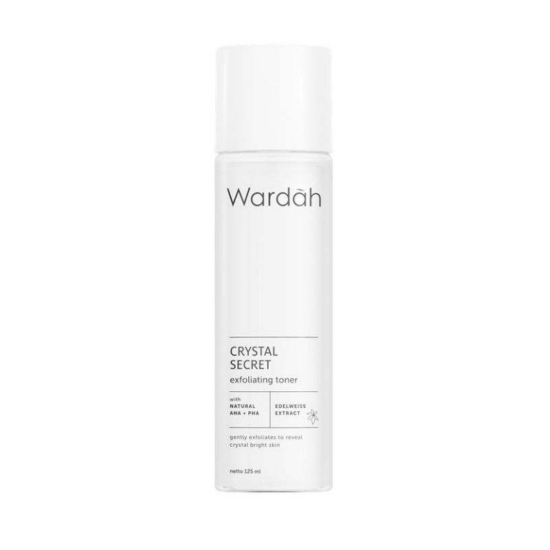 Wardah Crystal Secret Exfoliating Toner with Natural AHA+PHA 125ml Wardah Crystal Secret Exfoliating Toner with Natural AHA+PHA 125ml