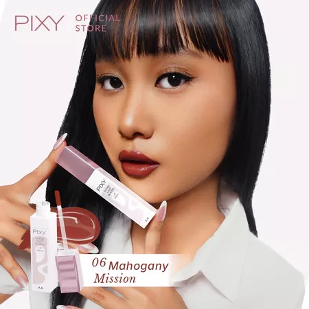 Pixy Hyperlast Glazed Lip Vinyl 3gr - 06 Mahogany Mission