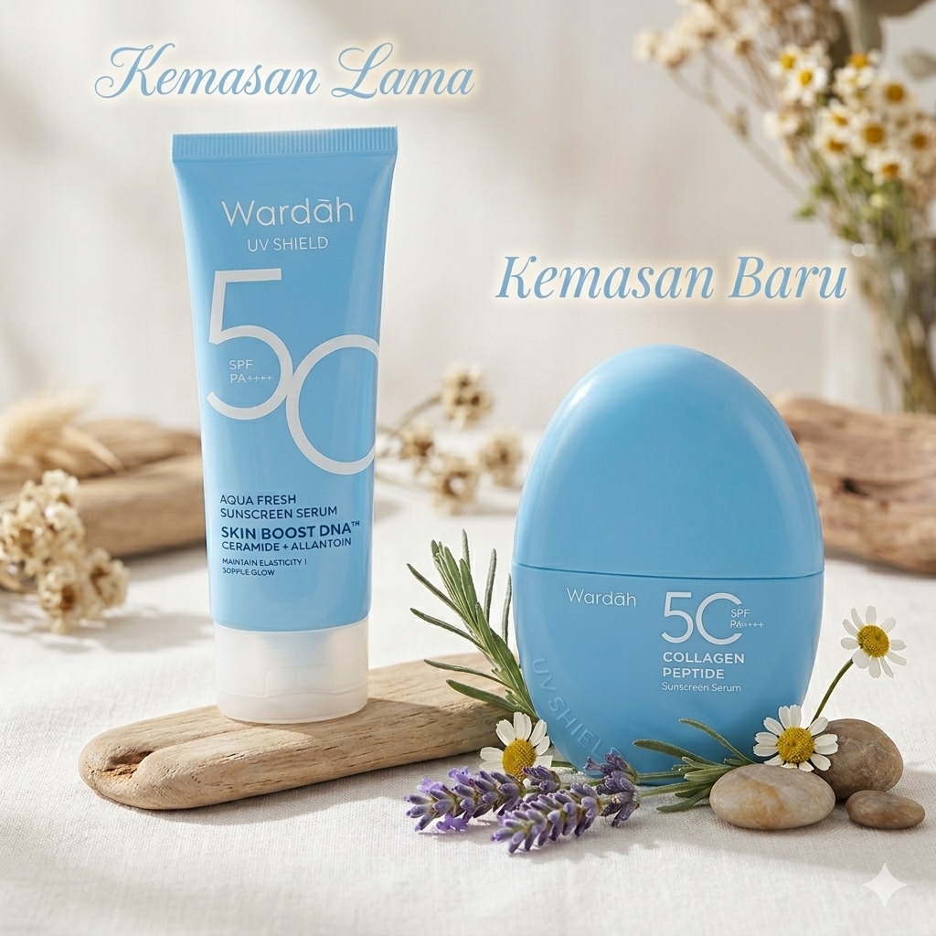 Wardah UV Shield Collagen Peptide Sunscreen Serum SPF50 PA++++ 30ml