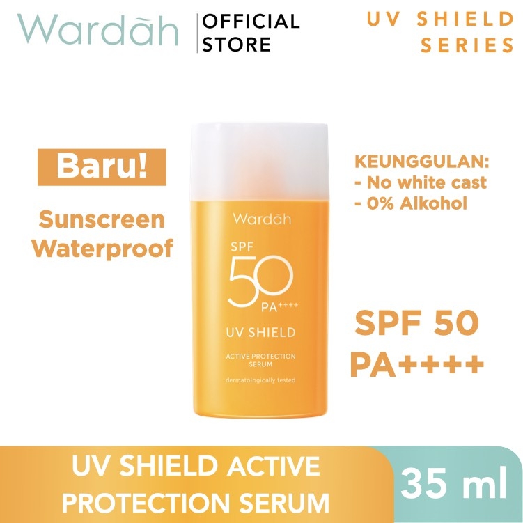 Wardah UV Shield Active Protection Serum SPF50 PA++++ 35ml Wardah UV Shield Active Protection Serum SPF50 PA++++ 35ml