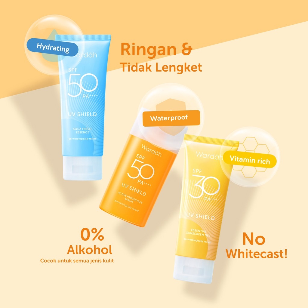 Wardah UV Shield Active Protection Serum SPF50 PA++++ 35ml Wardah UV Shield Active Protection Serum SPF50 PA++++ 35ml