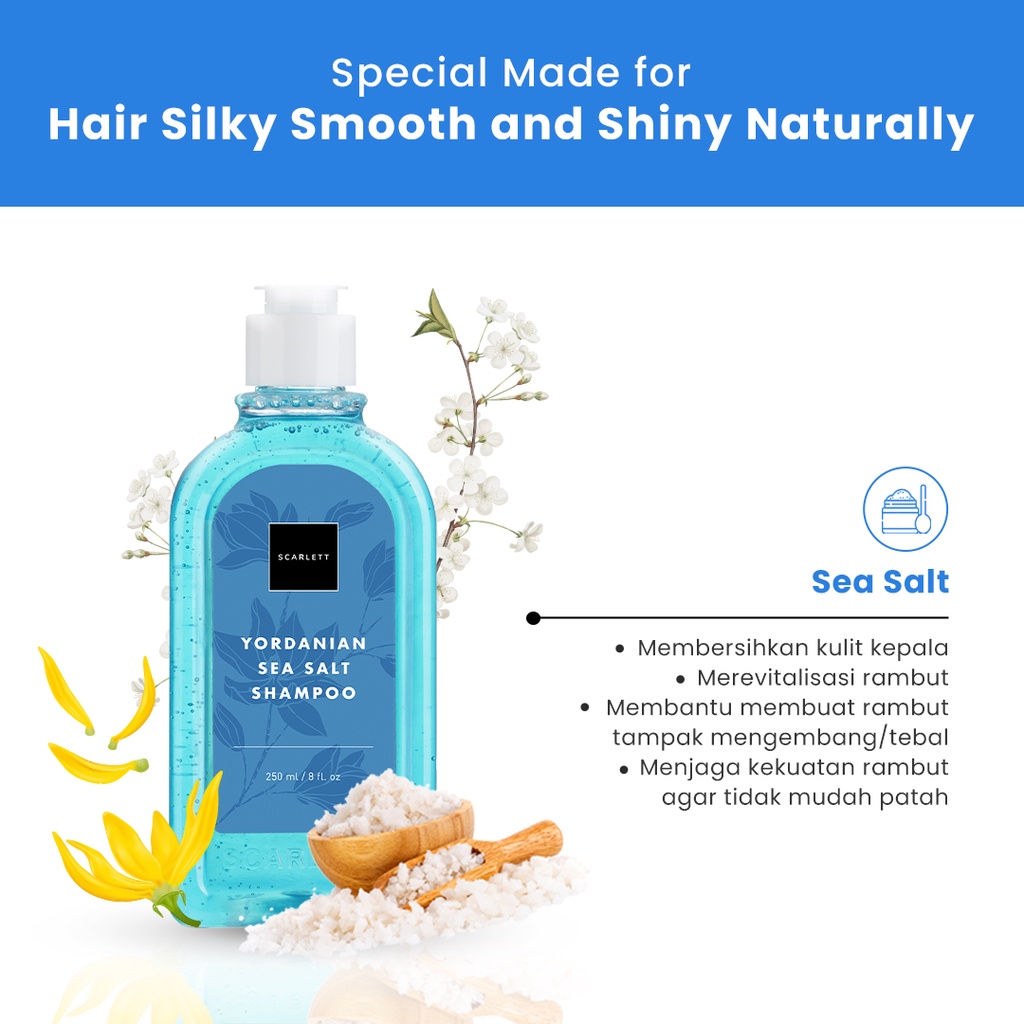 SCARLETT Whitening Yordanian Seasalt Shampoo 250ml