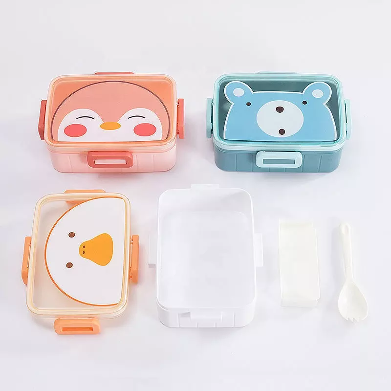 Lunch Box Tutup Gambar Karakter 600ml + Free Sendok (Kotak Makan Bekal) (2518A) Lunch Box Tutup Gambar Karakter 600ml + Free Sendok (Kotak Makan Bekal) (2518A)