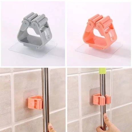 Gantungan Sapu / Alat Pel - Holder Gantungan Dinding Wall Mount Broom