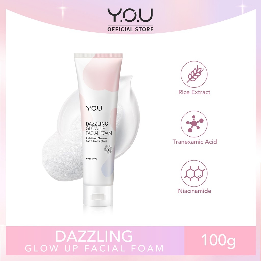 YOU Dazzling Glow Up Facial Foam 100gr YOU Dazzling Glow Up Facial Foam 100gr