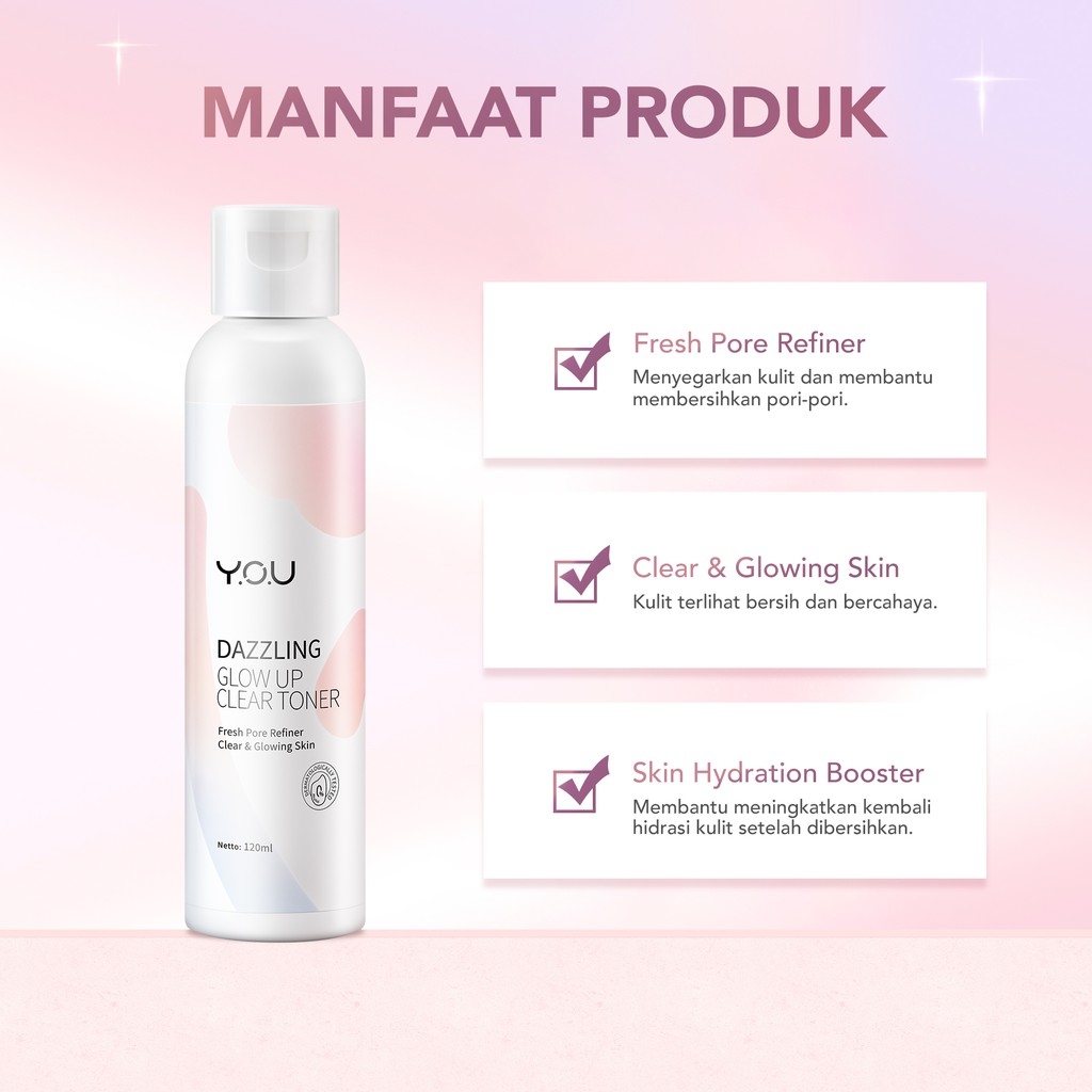 YOU Dazzling Glow Up Clear Toner 120ml