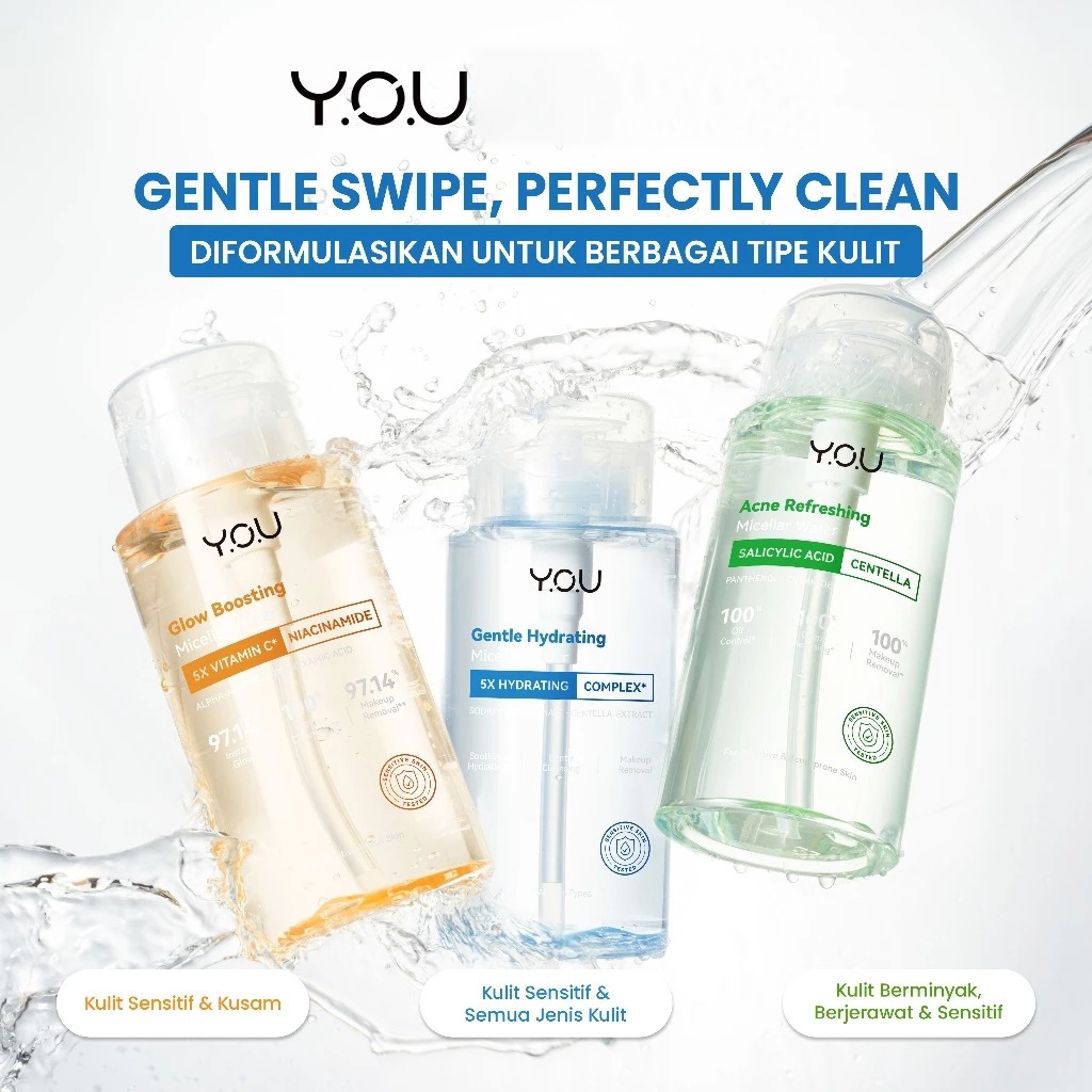 YOU Micellar Water 300ml - Acne Refreshing (Salicylic Acid Centella)