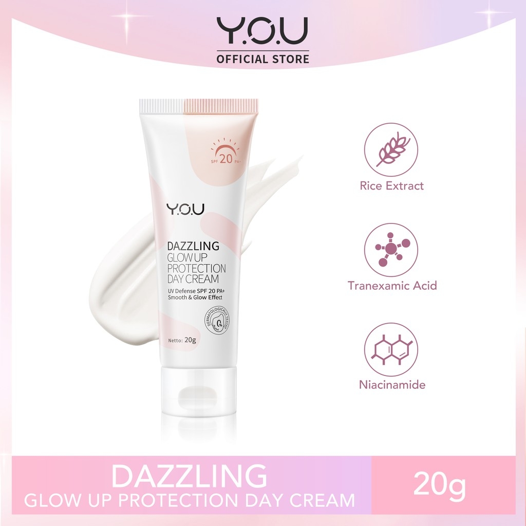 YOU Dazzling Glow Up Protection Day Cream 20gr *