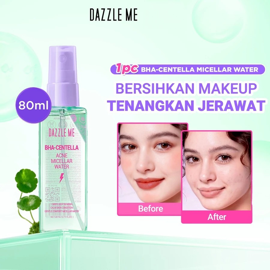 Dazzle Me Micellar Water 80ml - Acne (BHA-Centella)