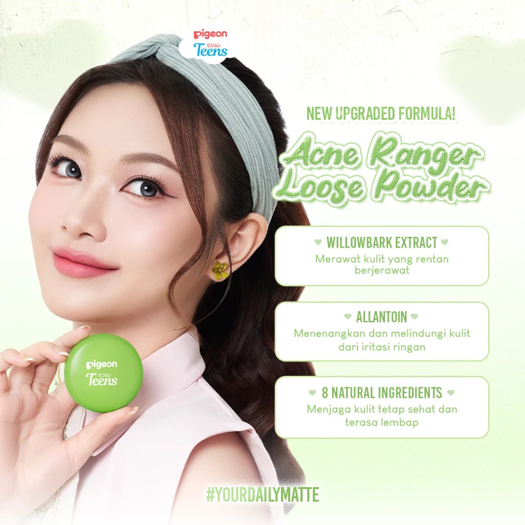 Pigeon Teens Loose Powder 9gr - Acne Ranger