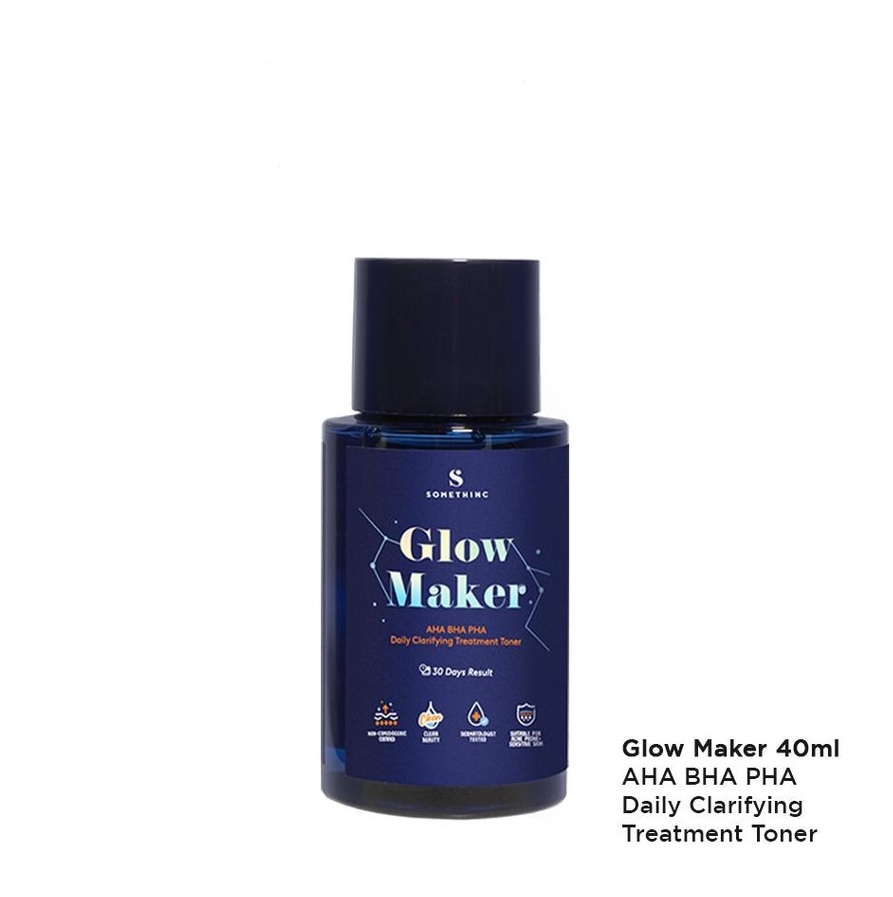 Somethinc Glow Maker AHA BHA PHA Clarifying Treatment Toner 40mL