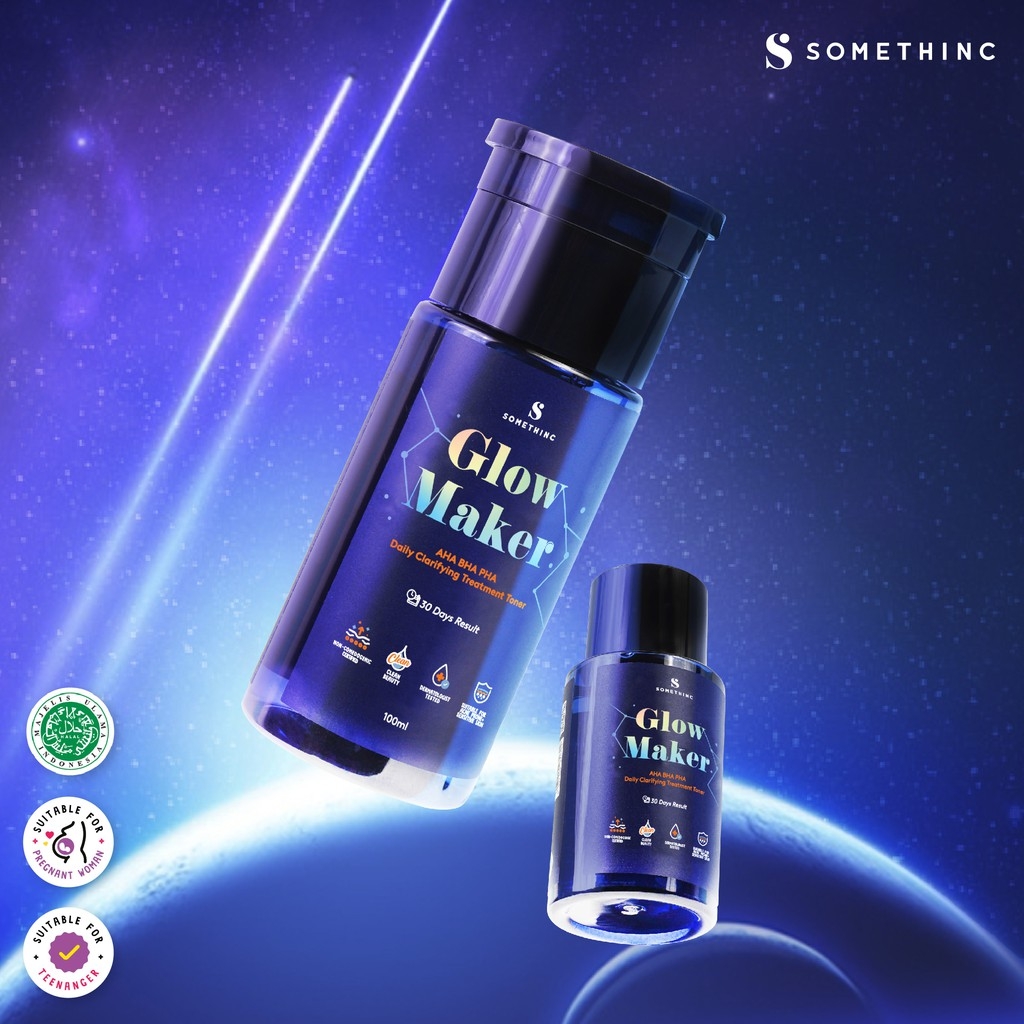 Somethinc Glow Maker AHA BHA PHA Clarifying Treatment Toner 40mL