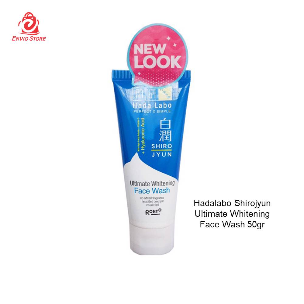 Hadalabo Shirojyun Ultimate Whitening Face Wash 50gr