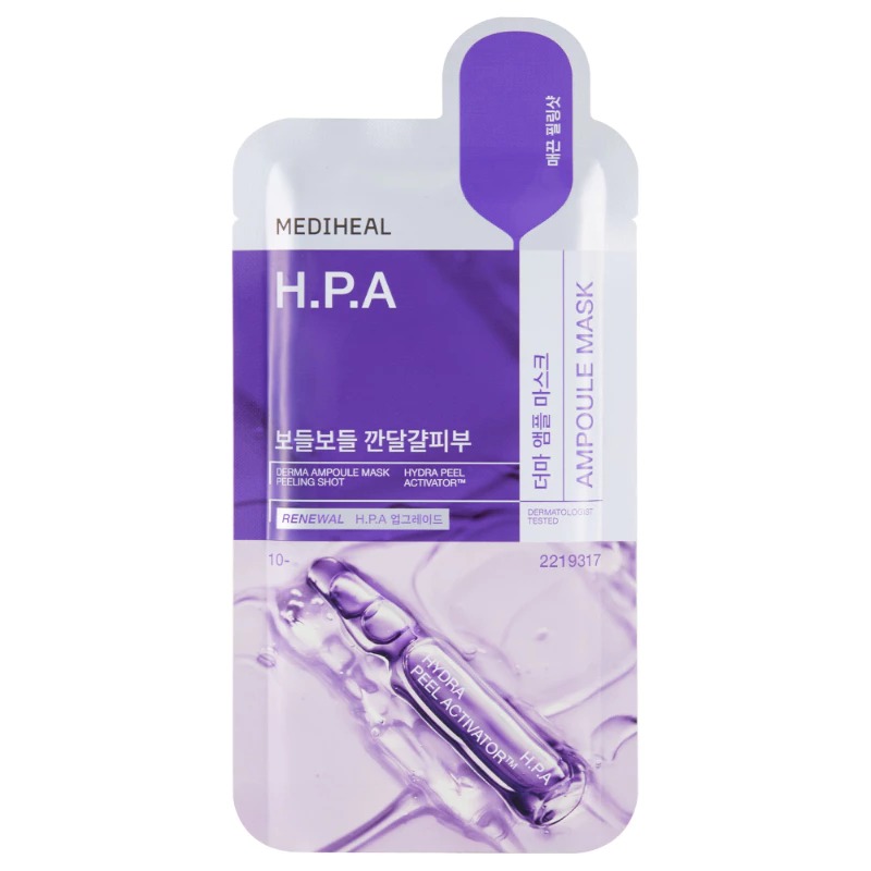 Mediheal Derma Ampoule Mask - H.P.A Peeling Shot (Ungu) Mediheal Derma Ampoule Mask - H.P.A Peeling Shot (Ungu)