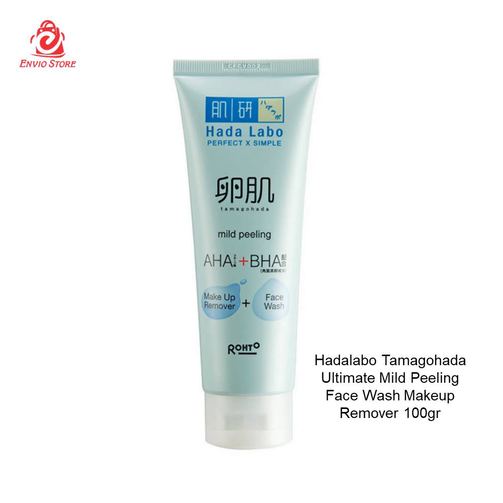 Hadalabo Tamagohada Ultimate Mild Peeling Face Wash Make Up Remover 100gr