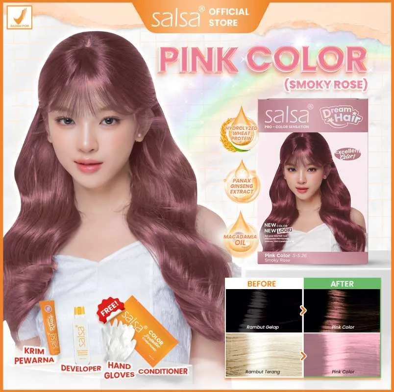 SALSA Dream Hair Pro Color Sensation- Pink Color (5.26)