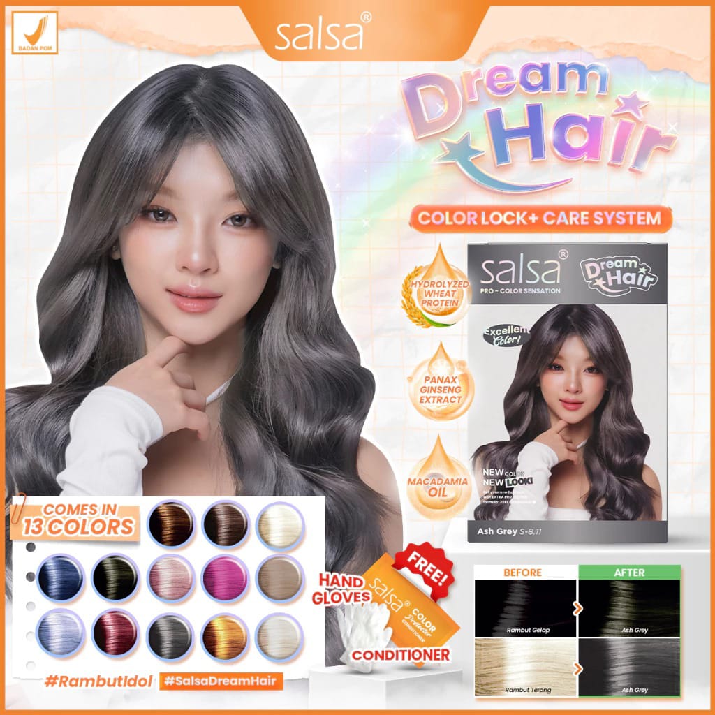 SALSA Dream Hair Pro Color Sensation - Blue Black (2.10)