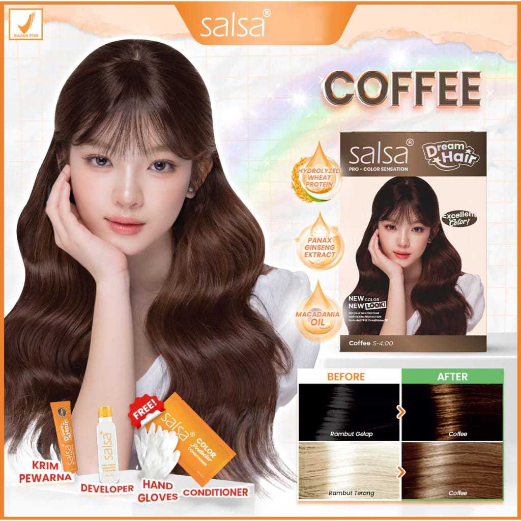 SALSA Hair Color Pro Color Sensation - Coffee (4.00) SALSA Hair Color Pro Color Sensation - Coffee (4.00)