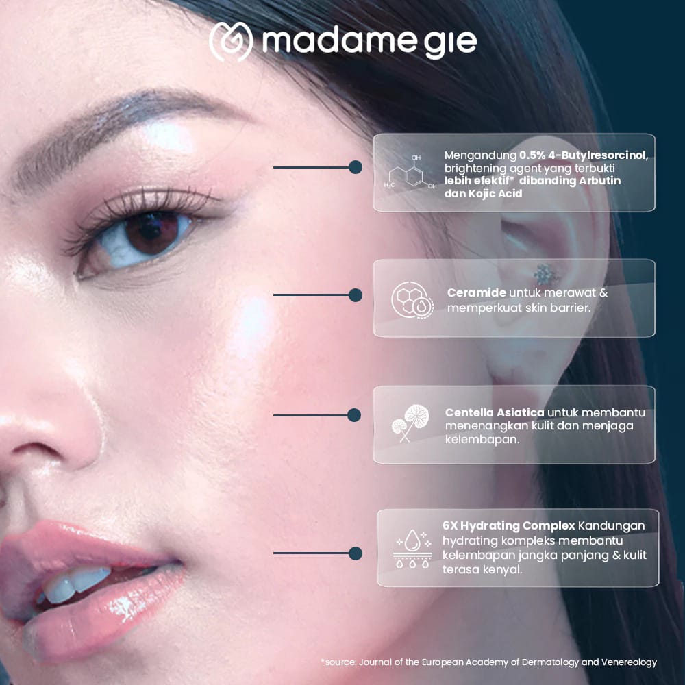 Madame Gie 0.5% Resocera Brightening Night Cream 10gr