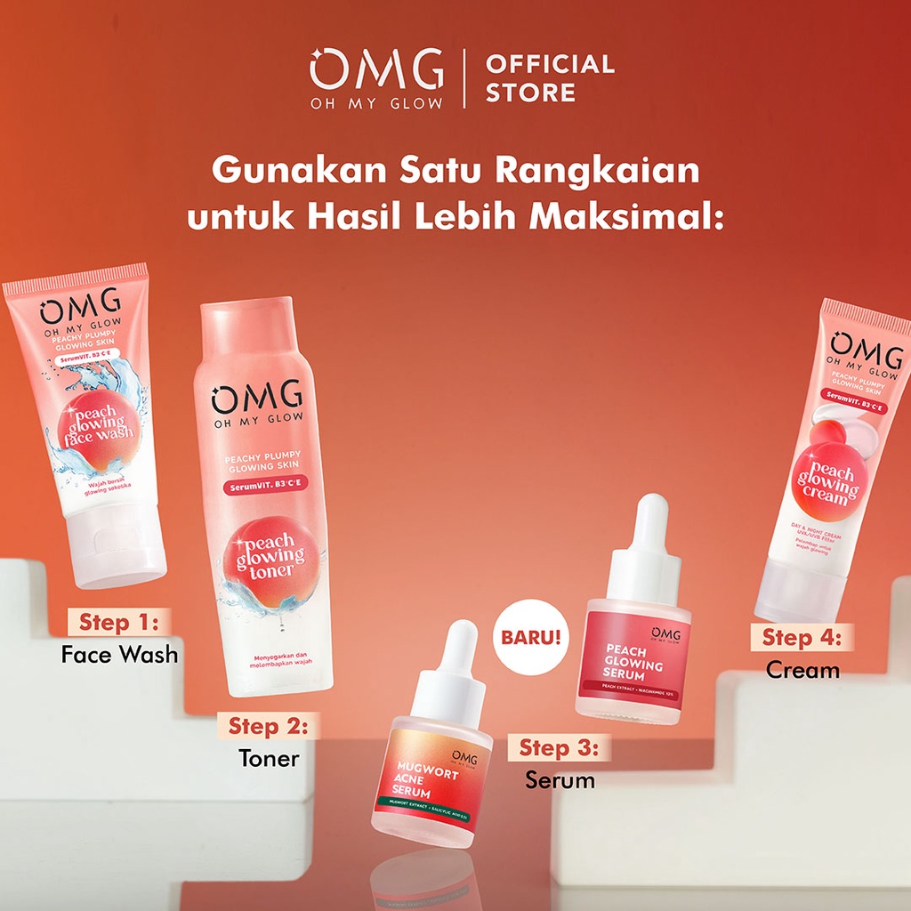 Oh My Glow Serum 20ml - Peach Glowing Serum (OMG)