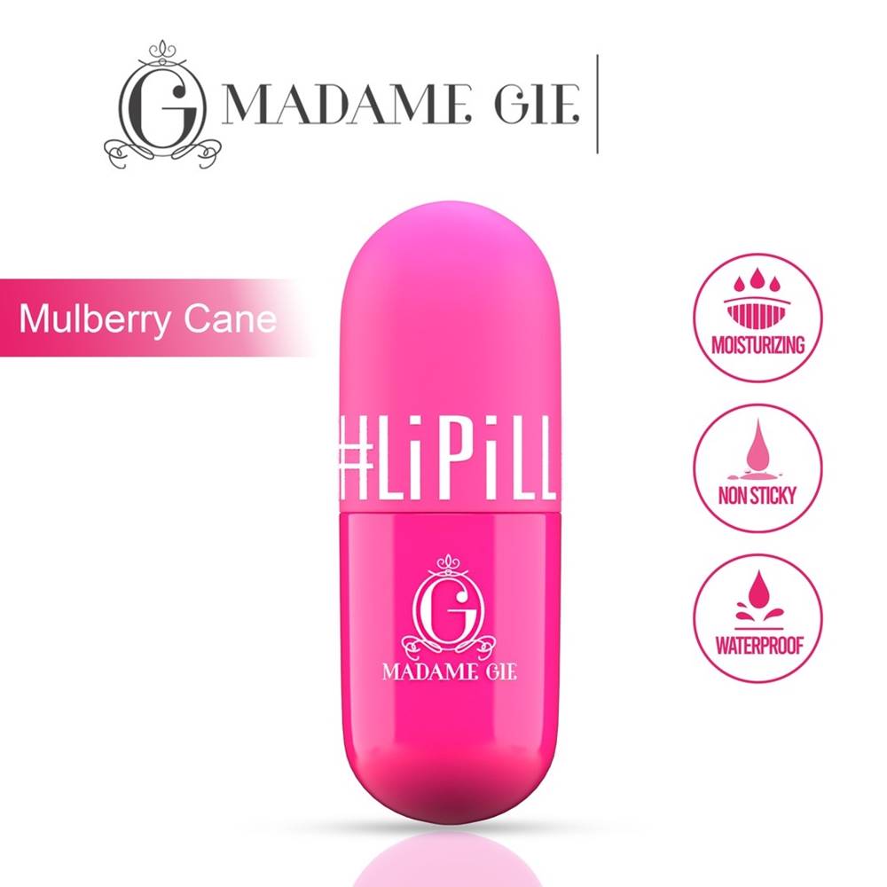 Madame Gie Lipill Mulberry Cane - Lip Tint Kapsul